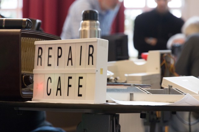 Repair Café Veranstaltungsschild
