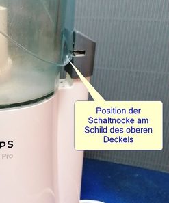 Krups Speedy Pro Zerkleinerer - Defekte Schaltnocke reparieren.