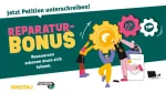 Petition gestartet: Reparaturbonus - gemeinsam einfordern!